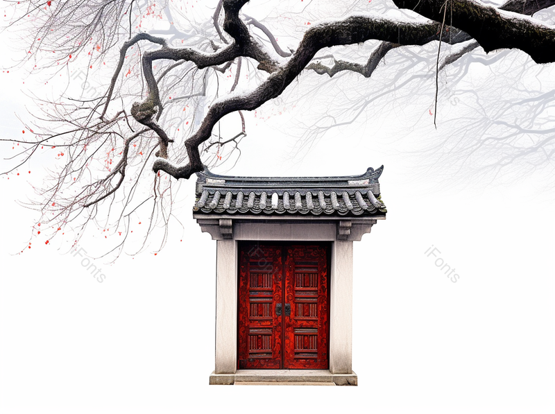 中国风的徽派建筑门廊摄影,高清,摄影图,摄影图片,图片大全,摄影图免费下载